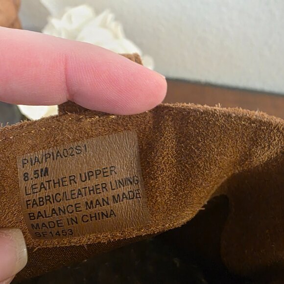 Steve Madden Cognac Pia Ankle Boots Sz 8.5 - Picture 8 of 9